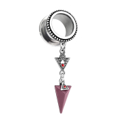 Pendentif Flesh Tunnel avec flèche
