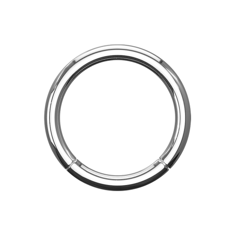 Segment ring hinged silver