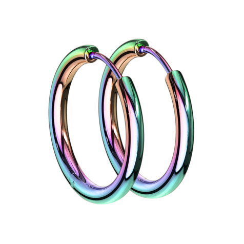 Boucle doreille en couleur