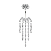 Banane Innengewinde silber Kronleuchter