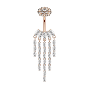 Banane Innengewinde rosegold Kronleuchter