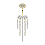 Banane Innengewinde 14k vergoldet Kronleuchter