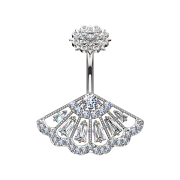 Banana female thread silver vintage