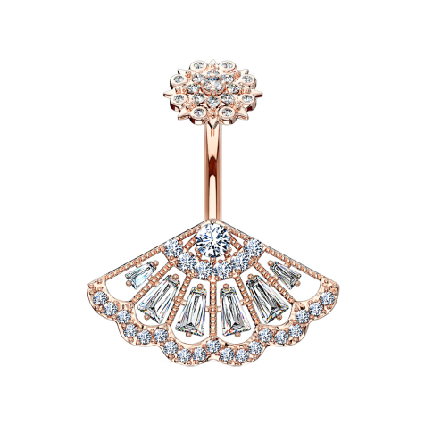 Banane Innengewinde rosegold Vintage