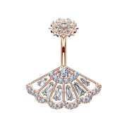 Banana filo femmina oro rosa vintage