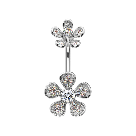 Banana internal thread silver double flower