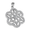 Pendant silver six leaves flower