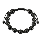 Kette aus Kugeln schwarz