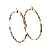 Ohrring rund rosegold