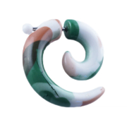 Spirale finta con mimetica militare