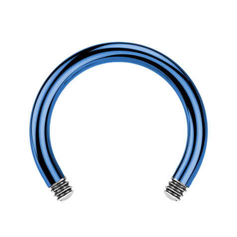 Barre Circular Barbell bleu foncé