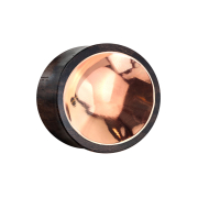 Flared Plug aus Sonoholz mit Kupferzinn