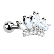 Micro Barbell silber Diadem