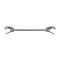 Barbell argent serpent argent