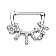 Barbell Clicker argent Bitch