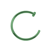 Nasenring offen grün