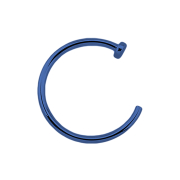 Nasenring offen dunkelblau