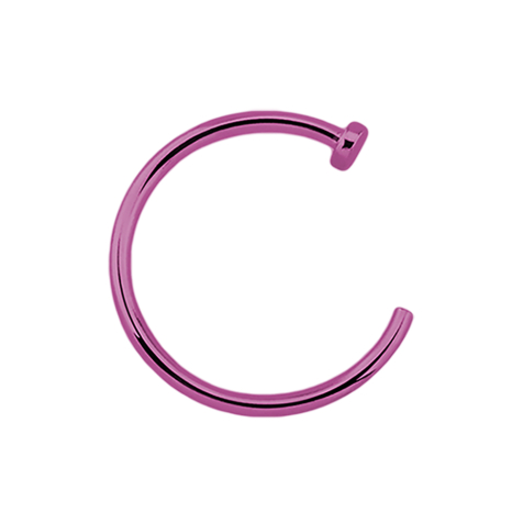 Nasenring offen violett