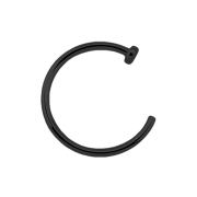 Nasenring offen schwarz