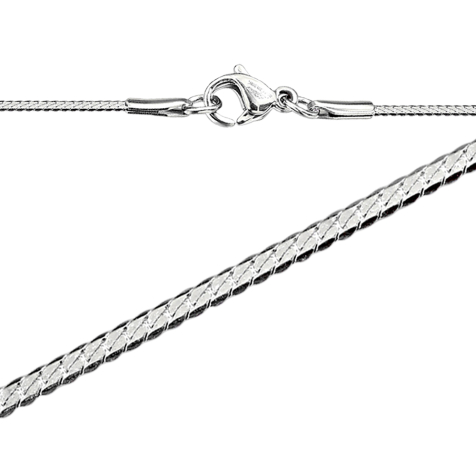 Chaîne plate argent