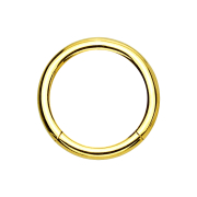 Micro segment ring hinged gold-plated