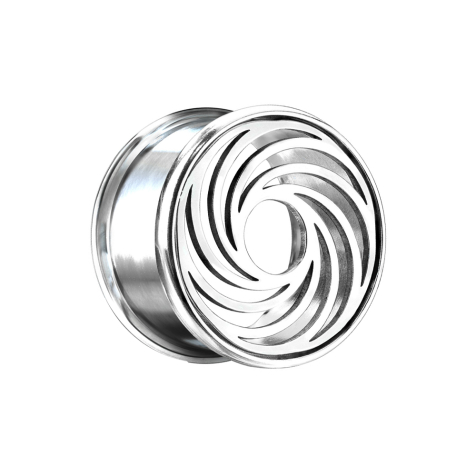 Flared tunnel with swivel