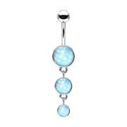 Banane silber mit Anhänger drei Schilde Epoxidstein...