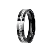 Ring black laurel wreath