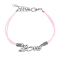 Kunstlederarmband pink Love