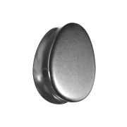 Flared Plug Tropfen aus Hämatit Stein