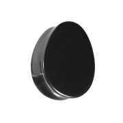 Flared Plug Tropfen aus Achat Stein