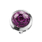 Dermal Anchor cristal dôme violet époxy de protection