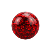 Boule de cristal Micro rouge couche de protection...