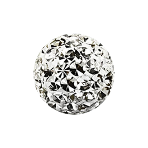 Boule de cristal Micro argentée Couche de protection époxy