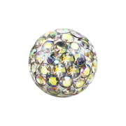 Boule de cristal Micro multicolore Couche de protection...