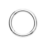 Micro segment ring hinged silver