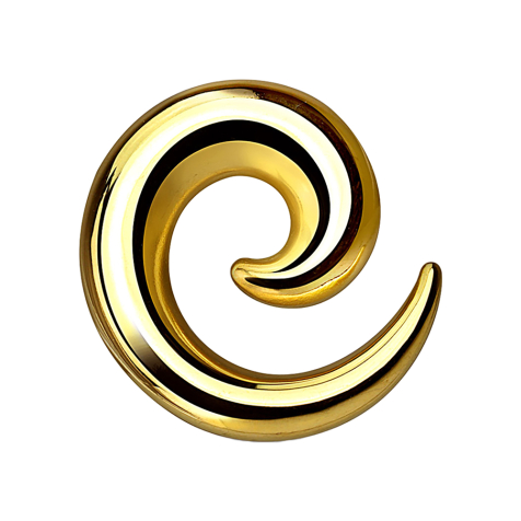 Spirale dextension dorée