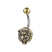 Banana gold-plated lion