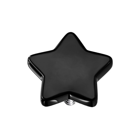 Dermal Anchor étoile noire