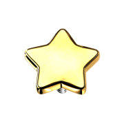 Dermal Anchor Stern vergoldet