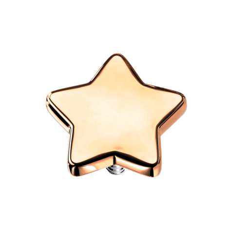 Dermal Anchor Stern rosegold