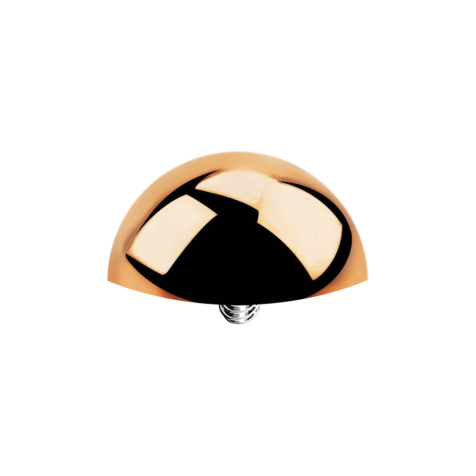 Dermal Anchor Halbrund rosegold