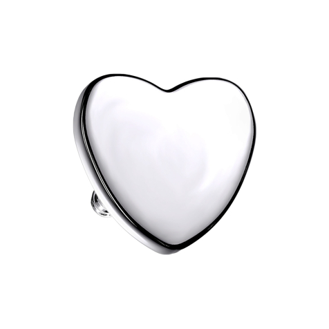 Ancora dermica Cuore dargento