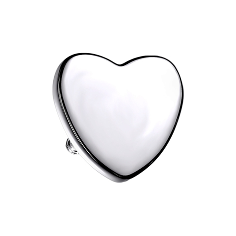 Dermal Anchor cœur argent