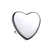 Dermal Anchor cœur argent