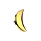 Gold-plated dermal anchor moon