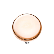 Dermal Anchor Scheibe rosegold