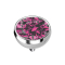 Dermal Anchor Halbkugel silber mit Kristall pink