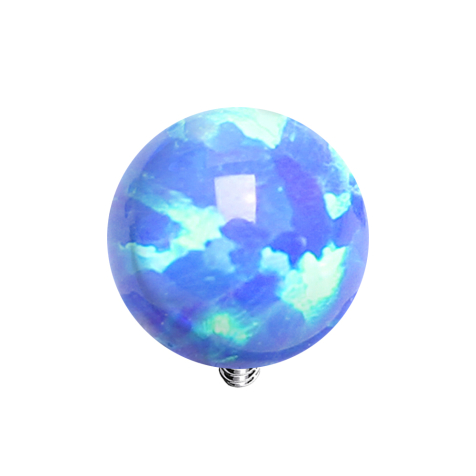 Dermal Anchor boule opale bleu