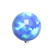 Dermal Anchor Kugel Opal blau